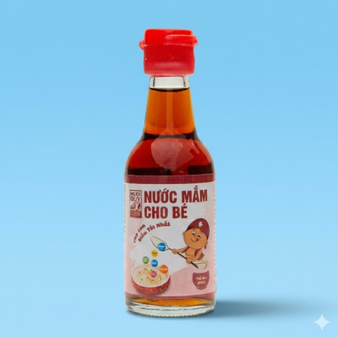 MƯỜI QUÝ - Nước mắm cho bé 100% cá cơm (60ml)