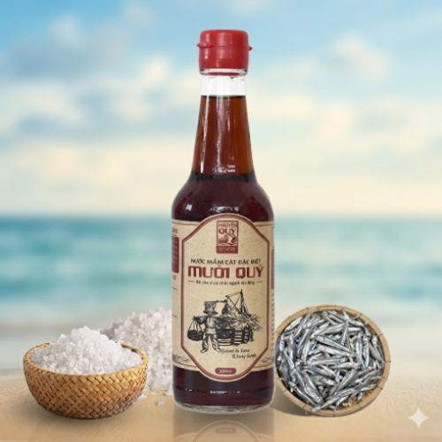 MƯỜI QUÝ - Nước mắm cốt đặc biệt 100% cá cơm (300ml)