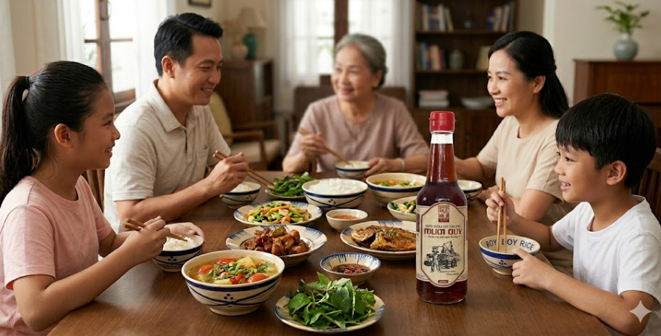 MƯỜI QUÝ - Nước mắm cốt đặc biệt 100% cá cơm (300ml)