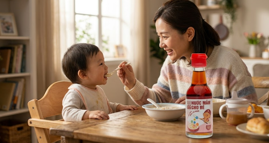 MƯỜI QUÝ - Nước mắm cho bé 100% cá cơm (60ml)